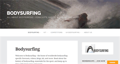 Desktop Screenshot of body-surfing.co.uk